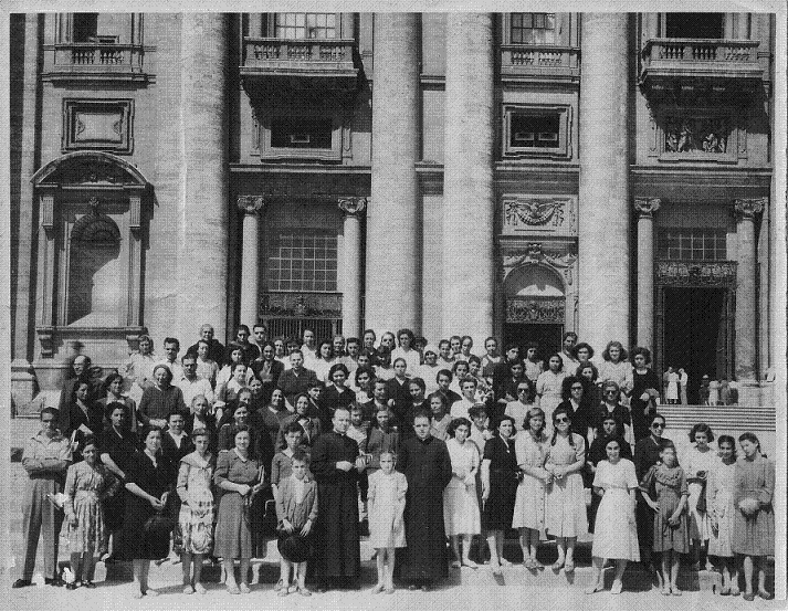 Anno 1950 - Gruppo di caleni a Roma