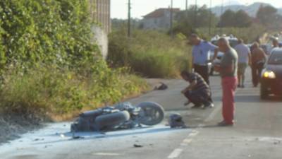 Sparanise : INCIDENTE SULLA PROVINCIALE SPARANISE - CALVI, CENTAURO 26ENNE MUORE